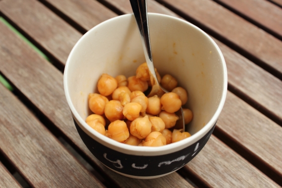 Chickpeas with soy